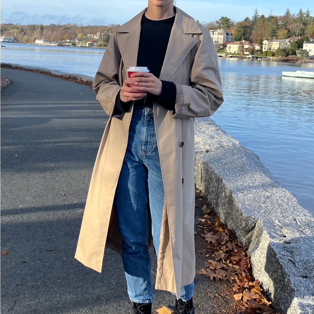 Uniqlo trench coat